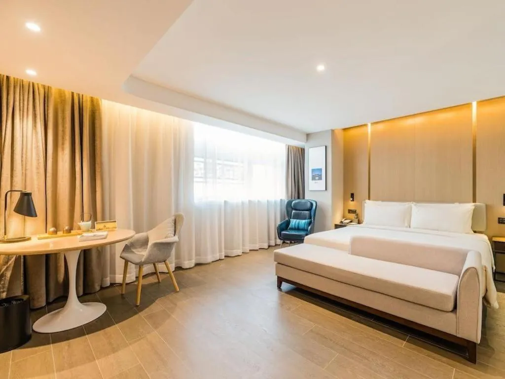 Bed in Atour Hotel Huzhou Changxing Changhai Road