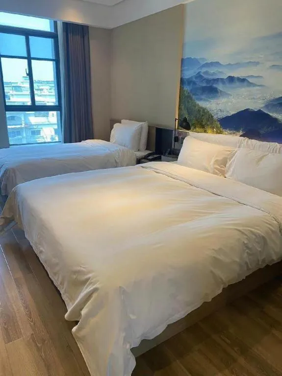 Bed in Atour Hotel Huzhou Changxing Changhai Road