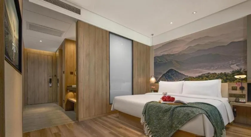 Bed in Atour Hotel Huzhou Changxing Changhai Road
