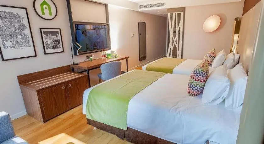 Bed in Campanile Hotel Dongying Financial Port
