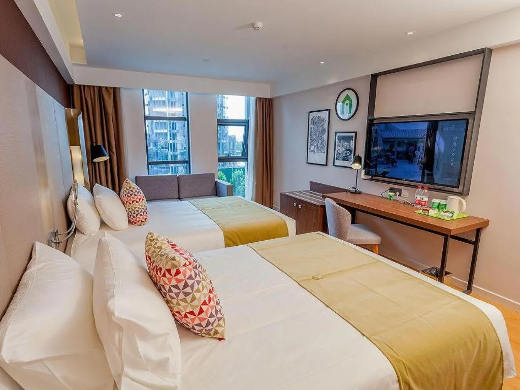 Bed in Campanile Hotel Dongying Financial Port