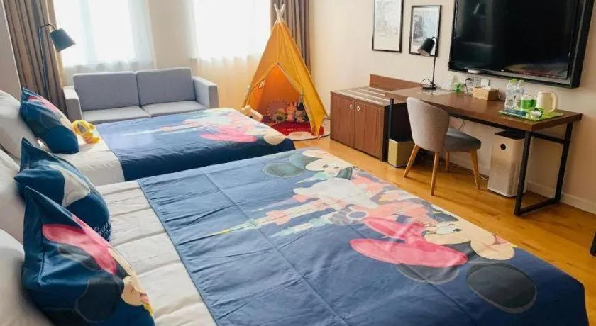 Bed in Campanile Hotel Dongying Financial Port