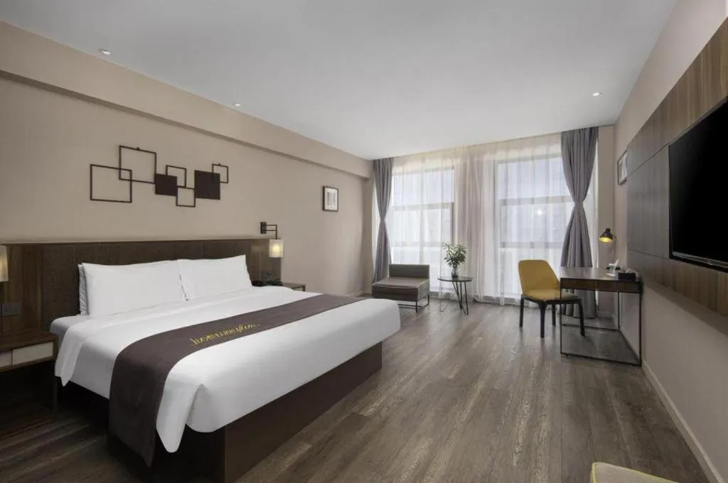 Bed in Campanile Hotel Dongying Financial Port