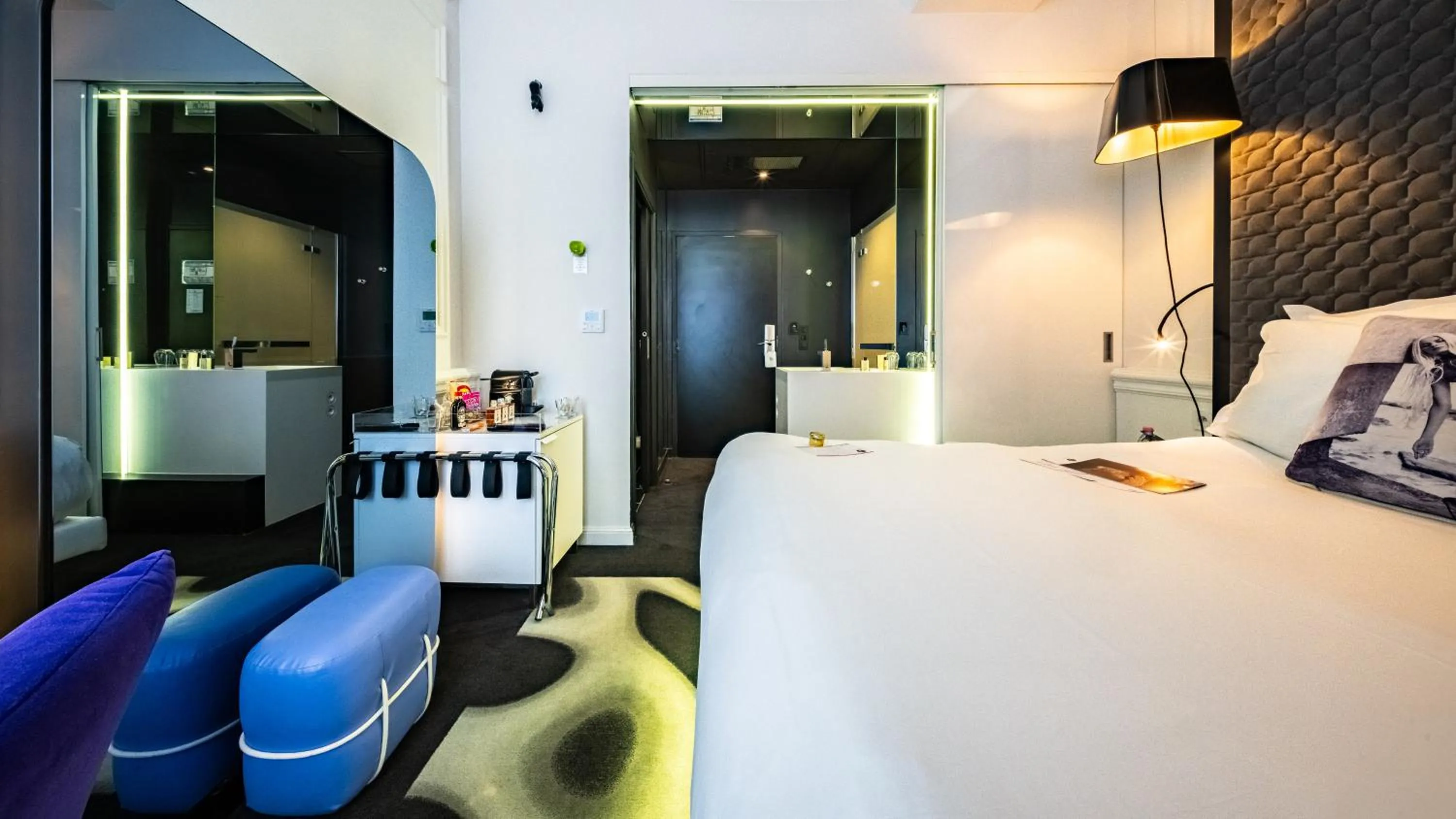 Bed in Vertigo Hotel, By Marriott, a Member of Design Hotels