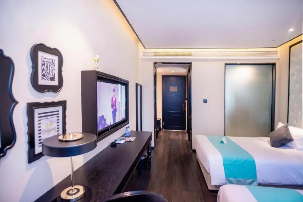 Bed in Xana Hotelle Nanchang Tengwang Pavilion Qingshan Road Metro Station