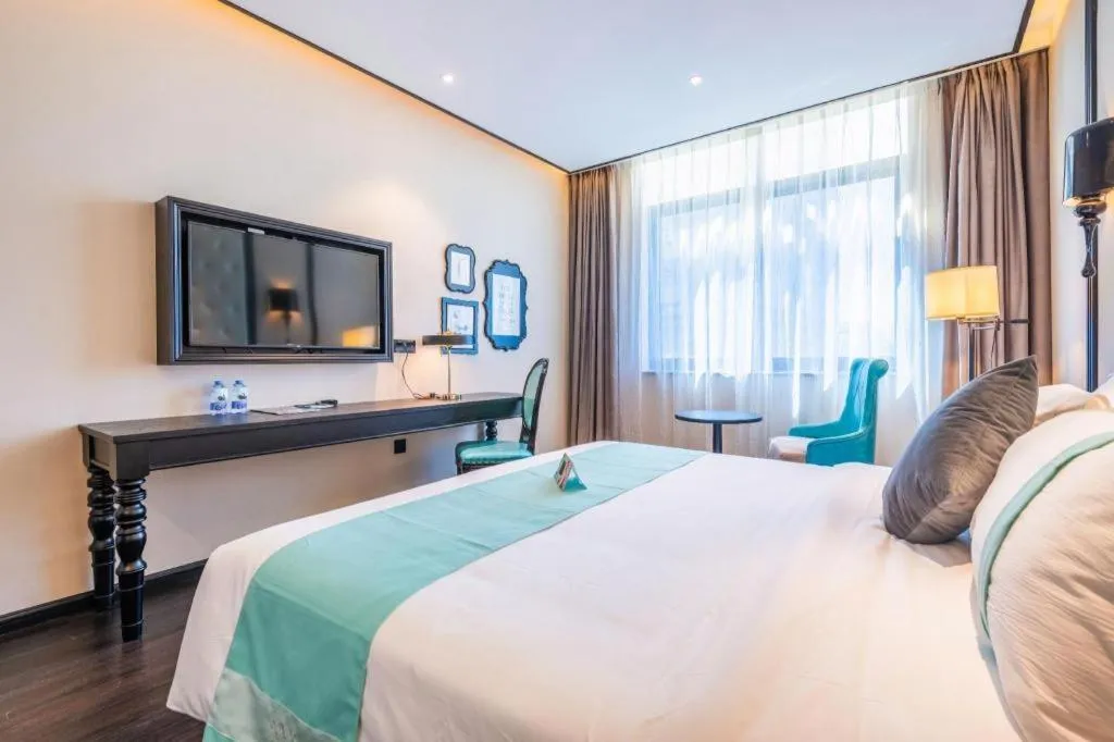 Bed in Xana Hotelle Nanchang Tengwang Pavilion Qingshan Road Metro Station