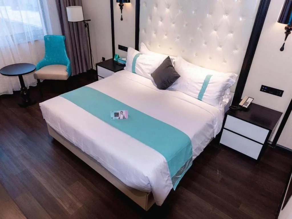 Bed in Xana Hotelle Nanchang Tengwang Pavilion Qingshan Road Metro Station