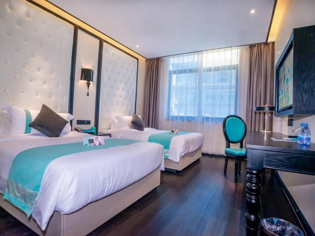 Bed in Xana Hotelle Nanchang Tengwang Pavilion Qingshan Road Metro Station