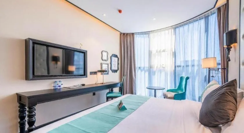 Bed in Xana Hotelle Nanchang Tengwang Pavilion Qingshan Road Metro Station