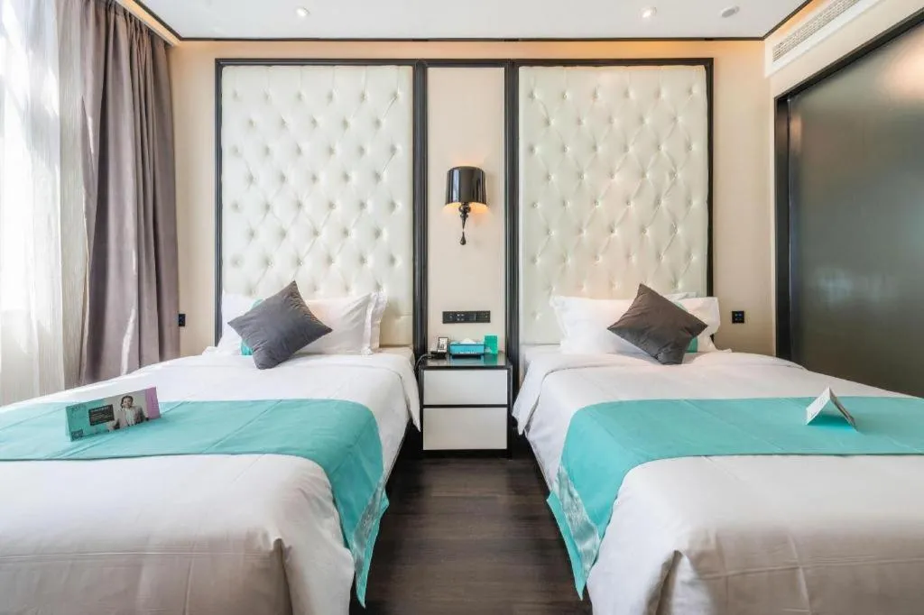 Bed in Xana Hotelle Nanchang Tengwang Pavilion Qingshan Road Metro Station