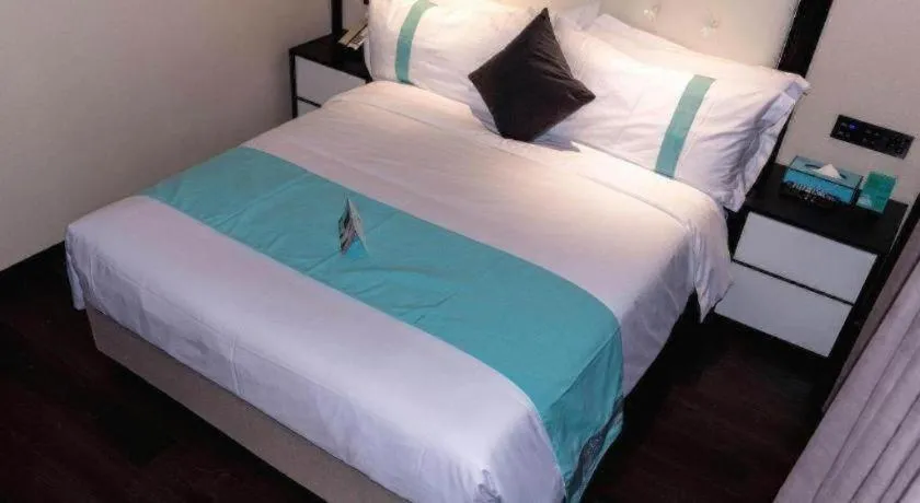 Bed in Xana Hotelle Nanchang Tengwang Pavilion Qingshan Road Metro Station