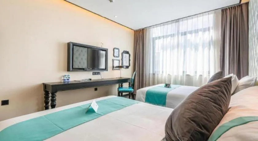 Bed in Xana Hotelle Nanchang Tengwang Pavilion Qingshan Road Metro Station