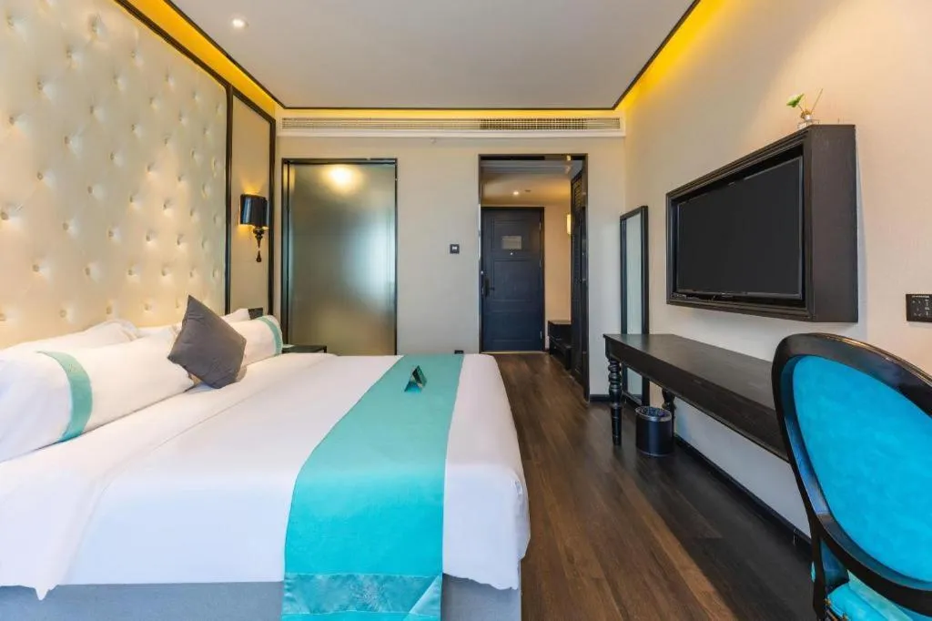 Bed in Xana Hotelle Nanchang Tengwang Pavilion Qingshan Road Metro Station