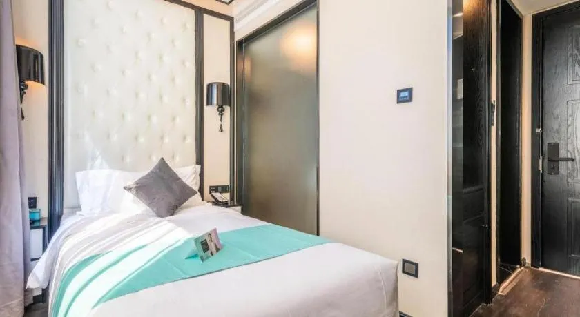 Bed in Xana Hotelle Nanchang Tengwang Pavilion Qingshan Road Metro Station