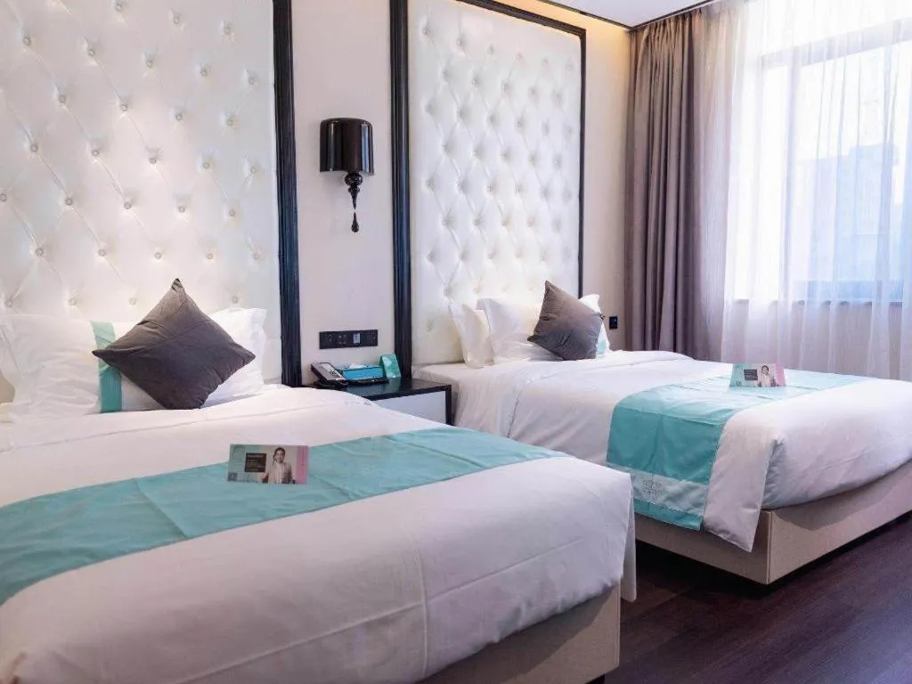 Bed in Xana Hotelle Nanchang Tengwang Pavilion Qingshan Road Metro Station