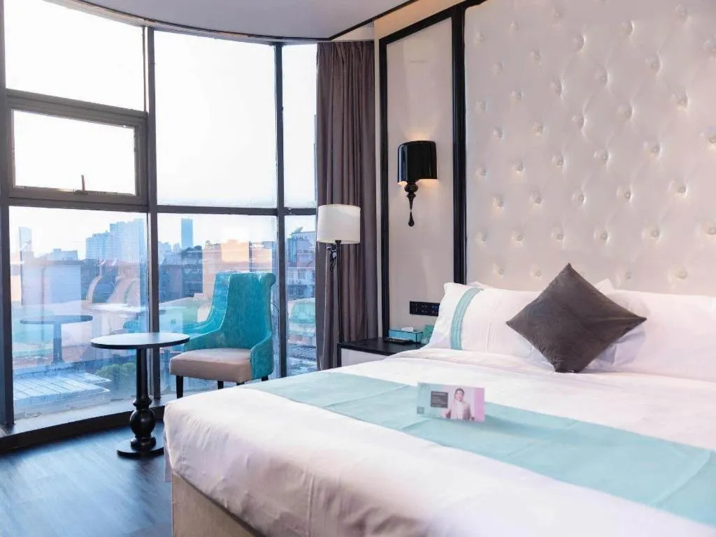 Bed in Xana Hotelle Nanchang Tengwang Pavilion Qingshan Road Metro Station