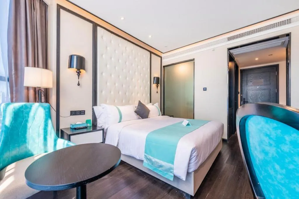 Bed in Xana Hotelle Nanchang Tengwang Pavilion Qingshan Road Metro Station