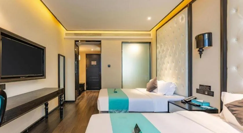 Bed in Xana Hotelle Nanchang Tengwang Pavilion Qingshan Road Metro Station