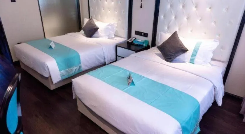 Bed in Xana Hotelle Nanchang Tengwang Pavilion Qingshan Road Metro Station