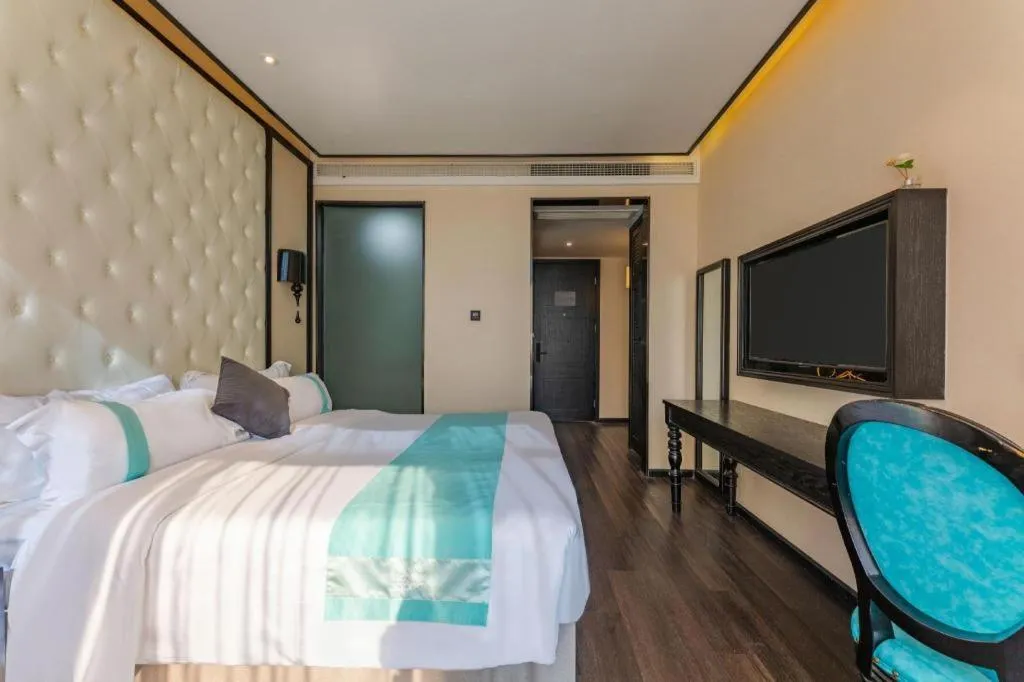 Bed in Xana Hotelle Nanchang Tengwang Pavilion Qingshan Road Metro Station