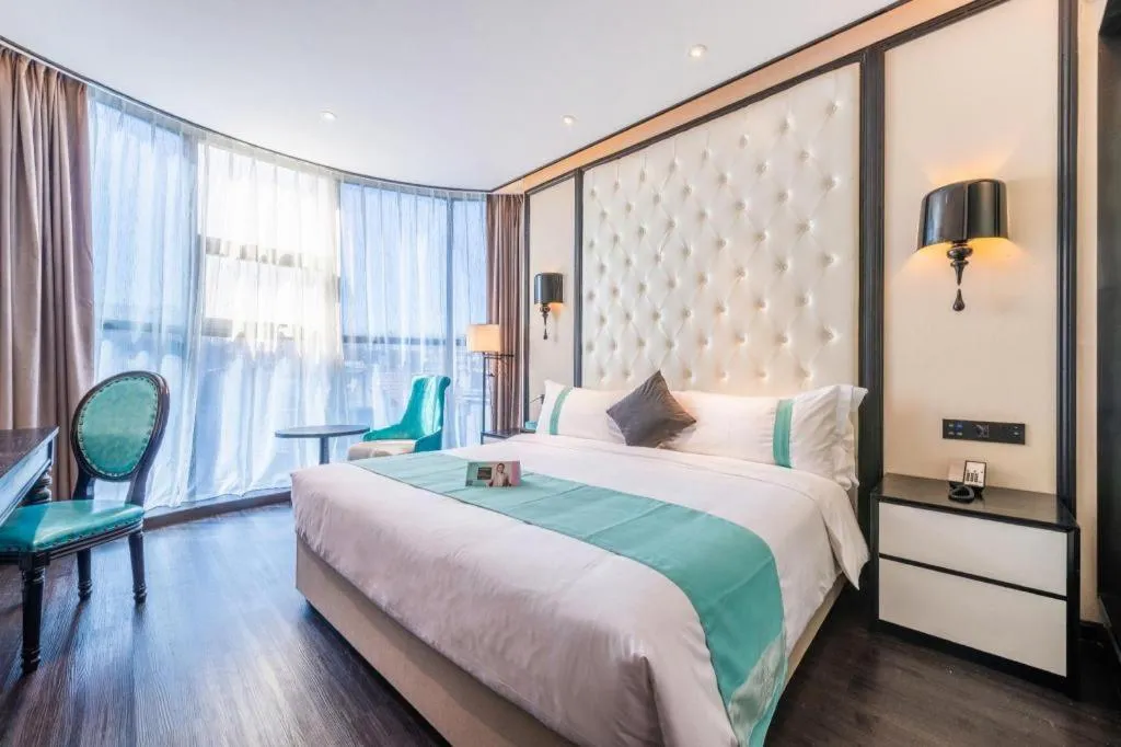 Bed in Xana Hotelle Nanchang Tengwang Pavilion Qingshan Road Metro Station