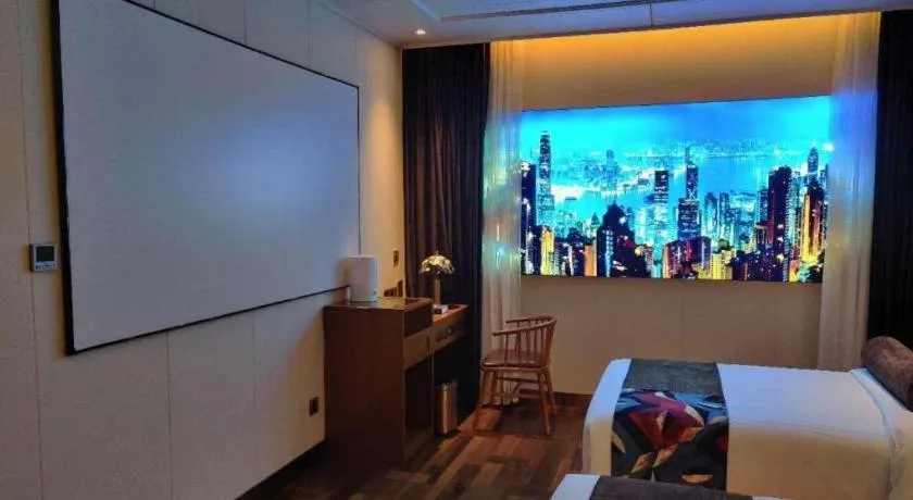 Bed in James Joyce Coffetel Anyang Railway Station Wenfeng Avenue Yinxu Scenic Spot