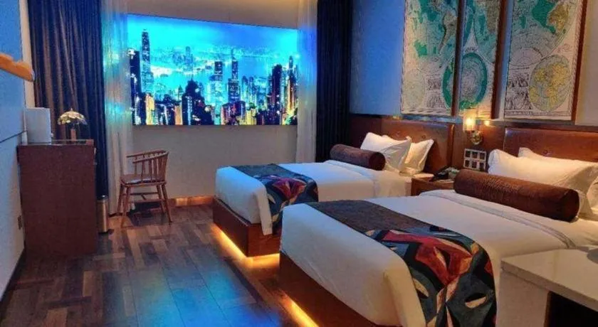 Bed in James Joyce Coffetel Anyang Railway Station Wenfeng Avenue Yinxu Scenic Spot