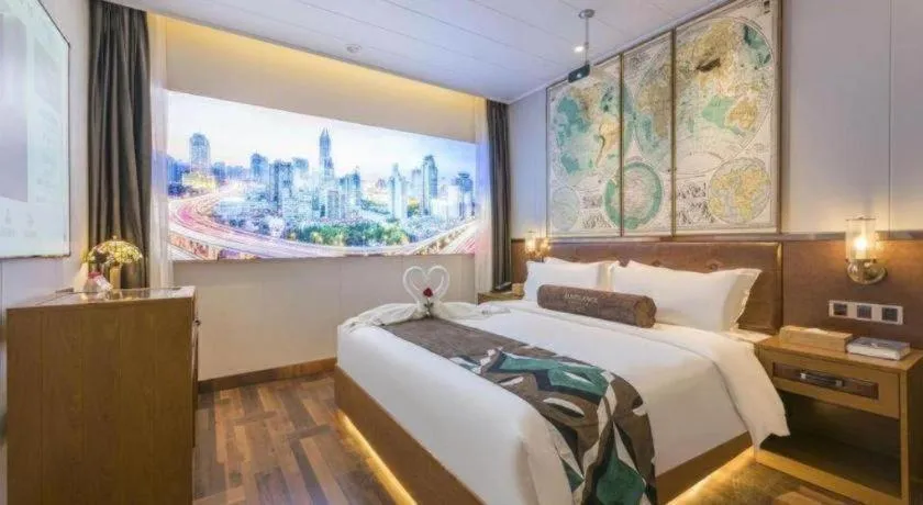 Bed in James Joyce Coffetel Anyang Railway Station Wenfeng Avenue Yinxu Scenic Spot