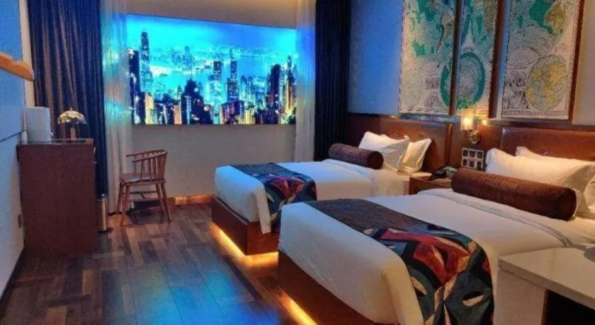 Bed in James Joyce Coffetel Anyang Railway Station Wenfeng Avenue Yinxu Scenic Spot