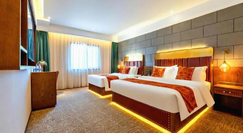 Bed in James Joyce Coffetel Tianjin Railway Station