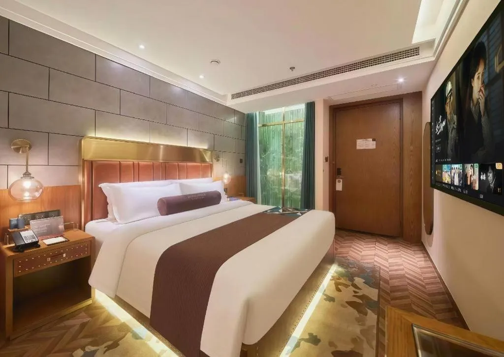 Bed in James Joyce Coffetel Tianjin Railway Station