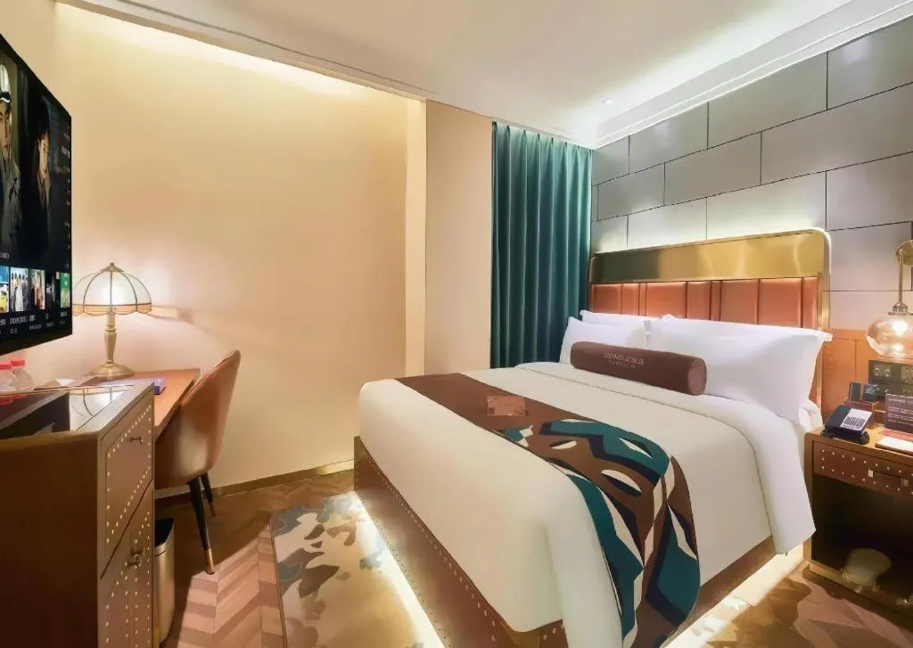 Bed in James Joyce Coffetel Tianjin Railway Station