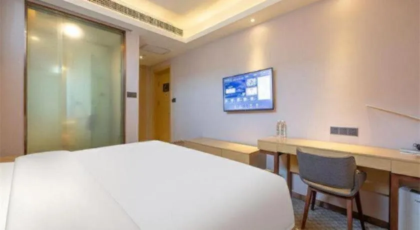 Bed in Lavande Hotels Jinzhong Youjian Pingyao