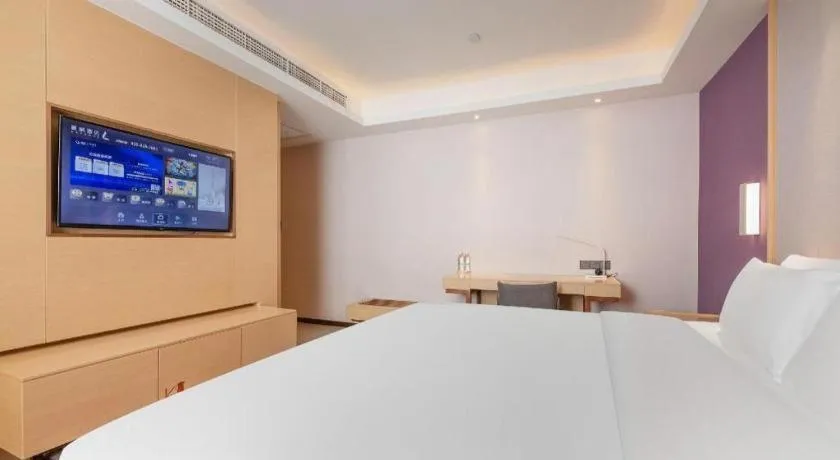 Bed in Lavande Hotels Jinzhong Youjian Pingyao