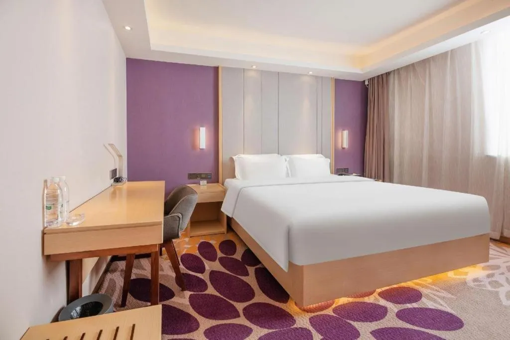 Bed in Lavande Hotels Jinzhong Youjian Pingyao