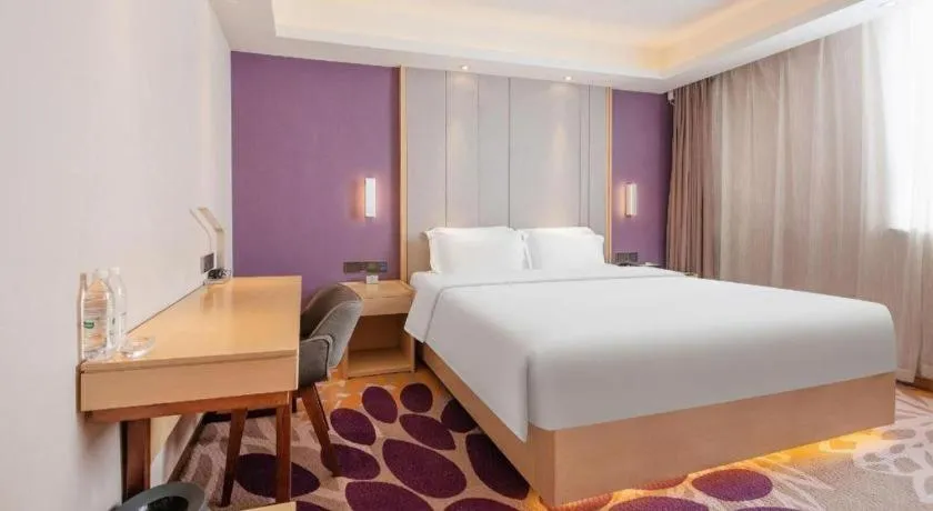 Bed in Lavande Hotels Jinzhong Youjian Pingyao