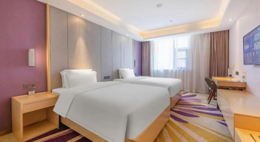 Bed in Lavande Hotels Jinzhong Youjian Pingyao