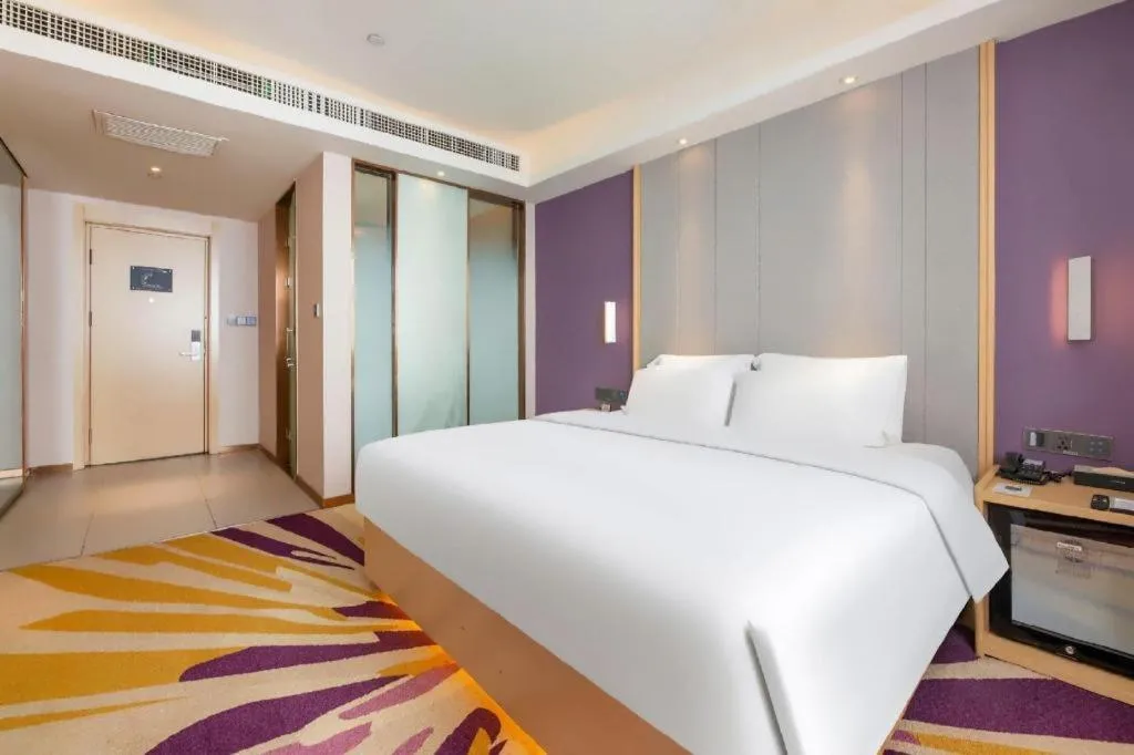 Bed in Lavande Hotels Jinzhong Youjian Pingyao