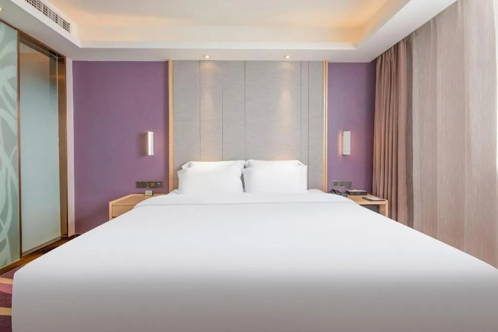 Bed in Lavande Hotels Jinzhong Youjian Pingyao