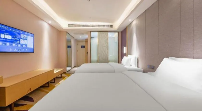 Bed in Lavande Hotels Jinzhong Youjian Pingyao