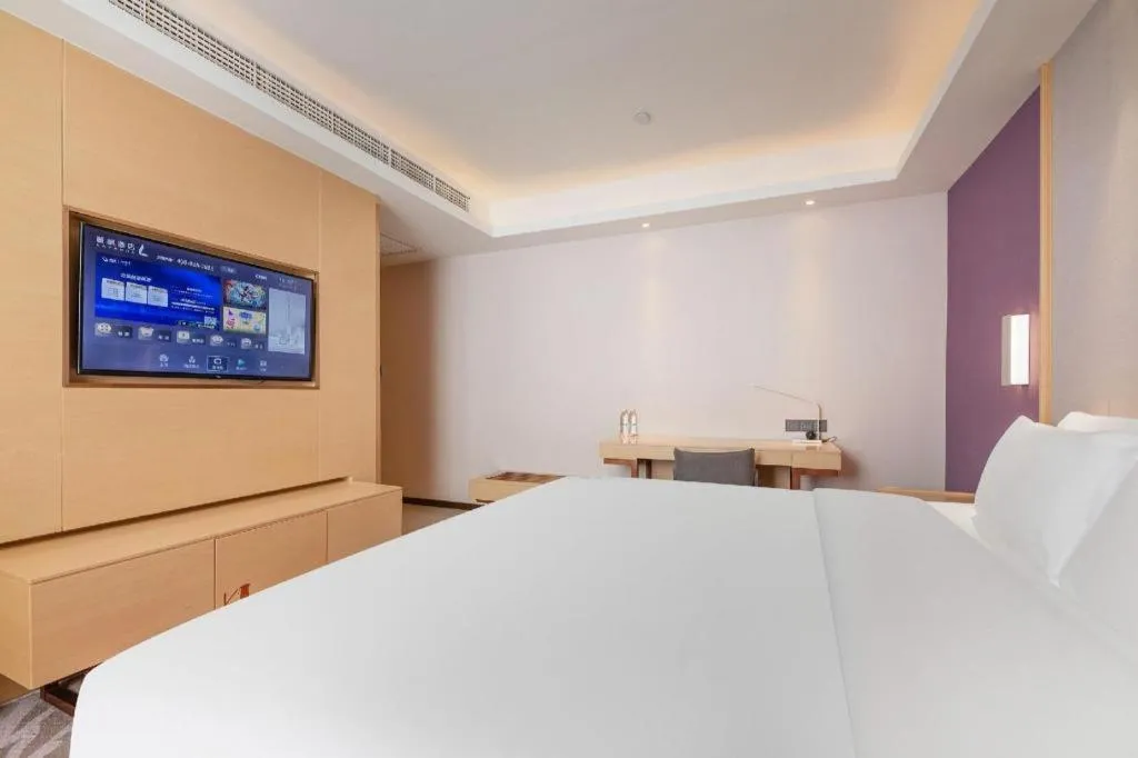 Bed in Lavande Hotels Jinzhong Youjian Pingyao