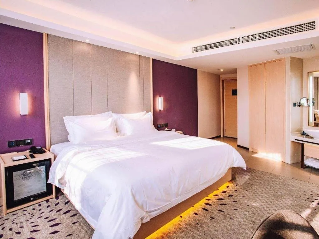 Bed in Lavande Hotels Jinzhong Youjian Pingyao