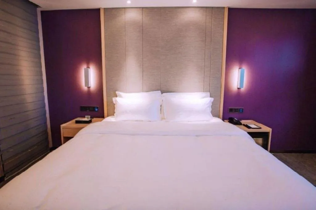 Bed in Lavande Hotels Jinzhong Youjian Pingyao