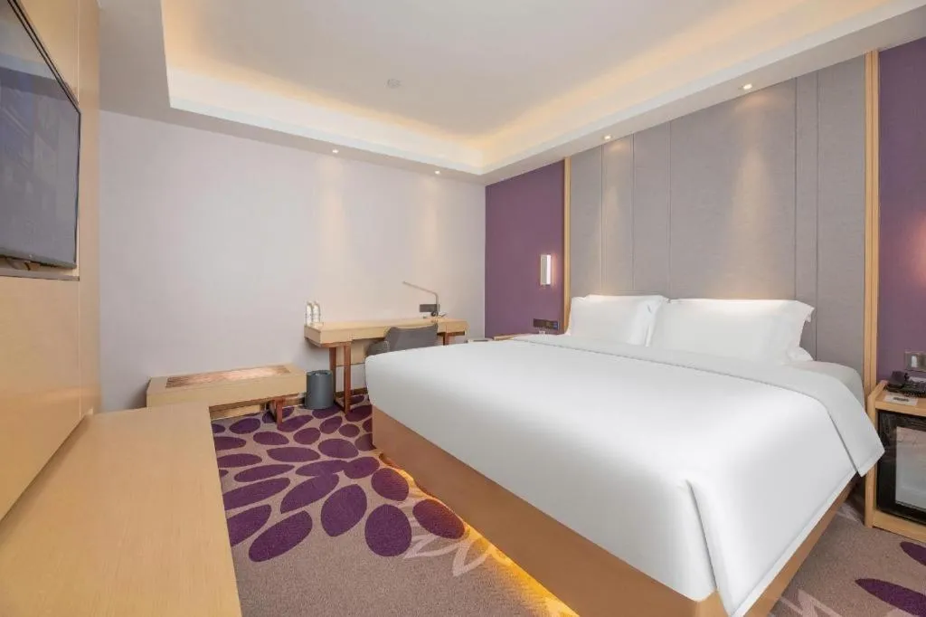 Bed in Lavande Hotels Jinzhong Youjian Pingyao