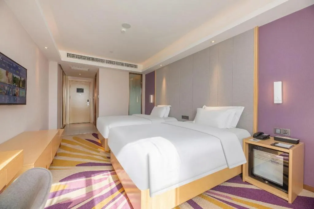 Bed in Lavande Hotels Jinzhong Youjian Pingyao