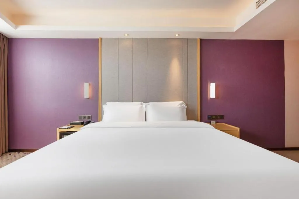 Bed in Lavande Hotels Jinzhong Youjian Pingyao