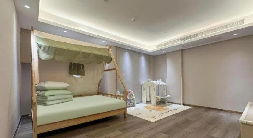 Bed in Lavande Hotels Jinzhong Youjian Pingyao