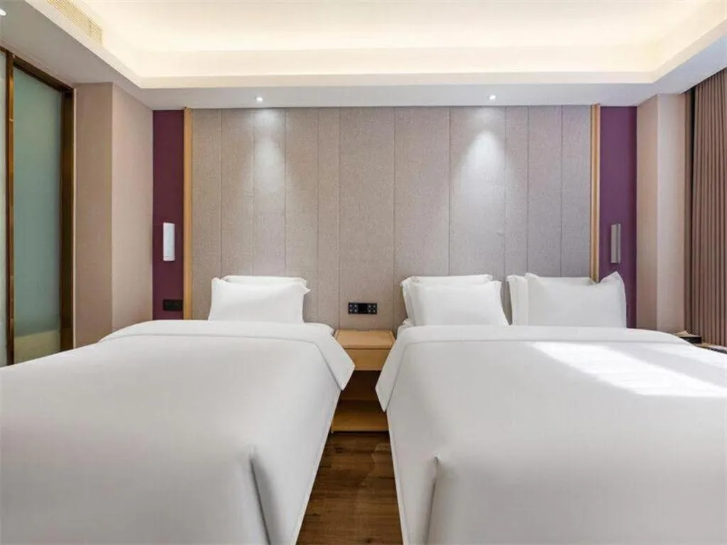 Bed in Lavande Hotels Jinzhong Youjian Pingyao