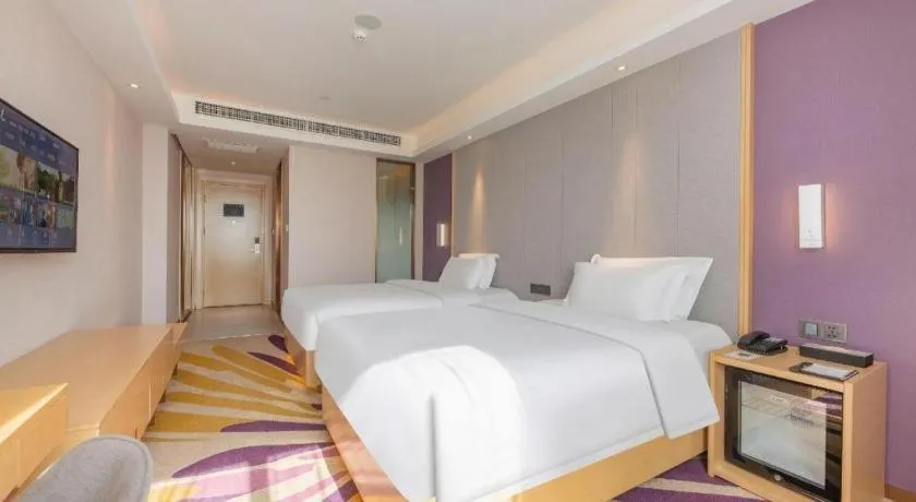 Bed in Lavande Hotels Jinzhong Youjian Pingyao