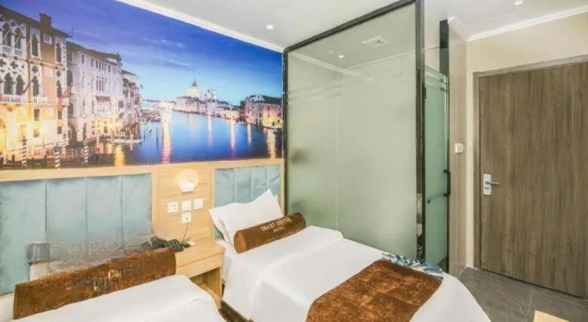 Bed in PAI Hotels Beijing Tongzhou Majuqiao